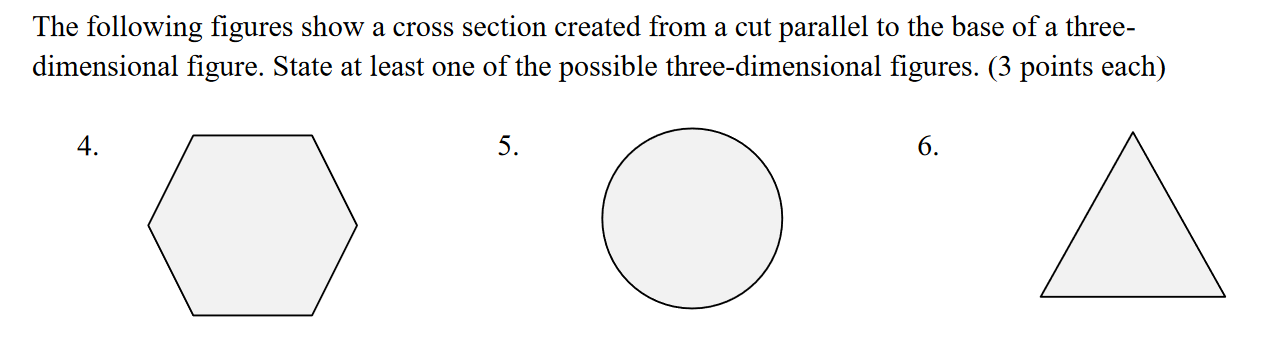 Solved The following figures show a cross section created | Chegg.com