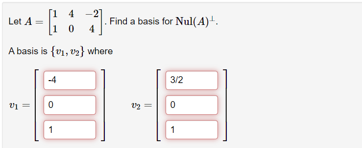 Solved Find the basis for Nul (A) transpose | Chegg.com