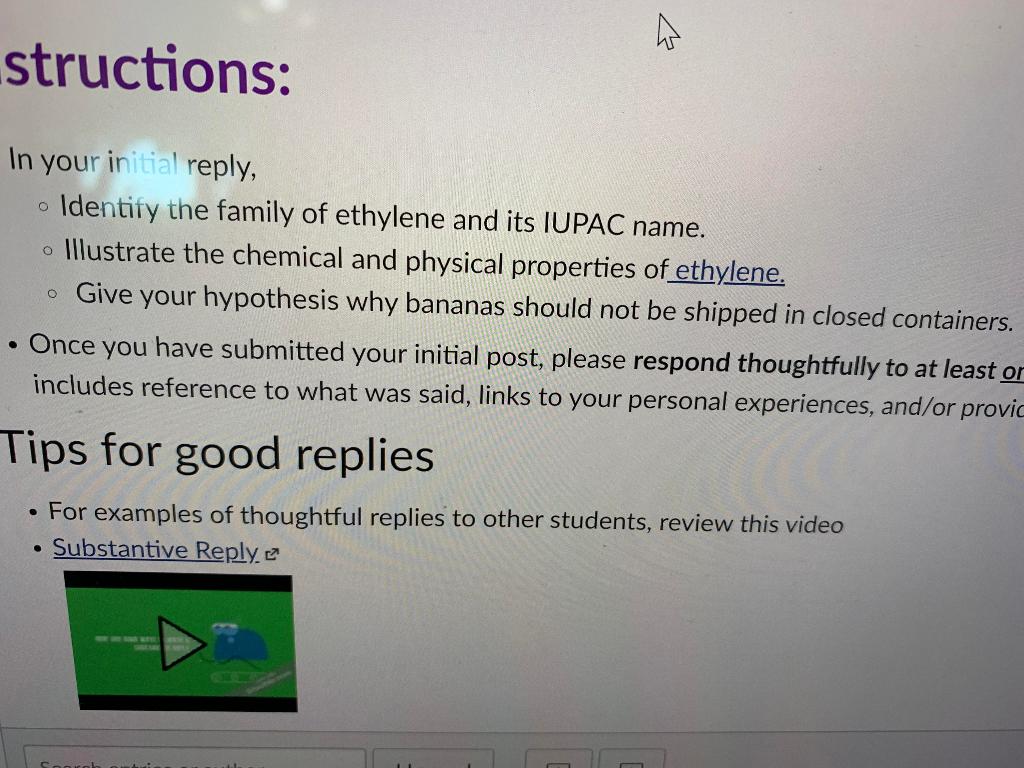 Solved 1. Identify the family of ethylene and its IUPAC Chegg