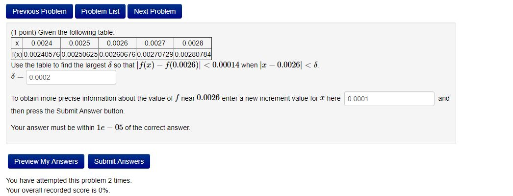 Solved Previous Problem Problem List Next Problem (1 point) | Chegg.com