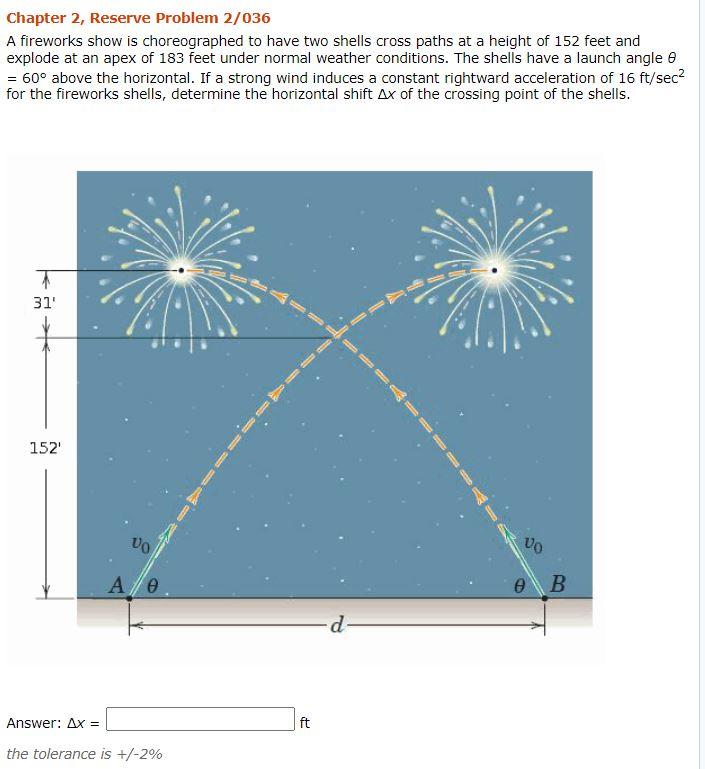 Solved Chapter 2, Reserve Problem 2/036 A fireworks show is | Chegg.com