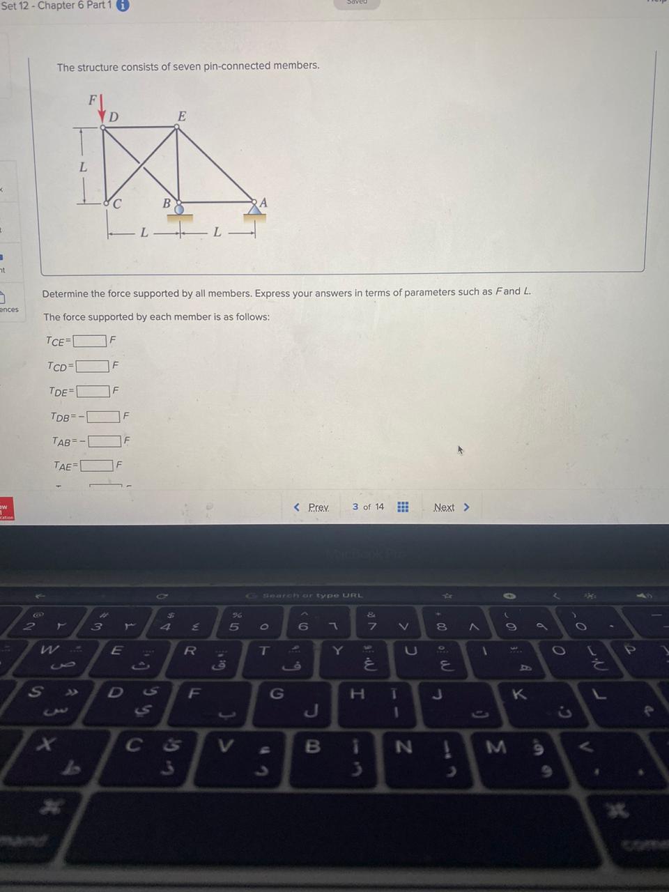 Solved Set 12 - Chapter 6 Part 1 The structure consists of | Chegg.com