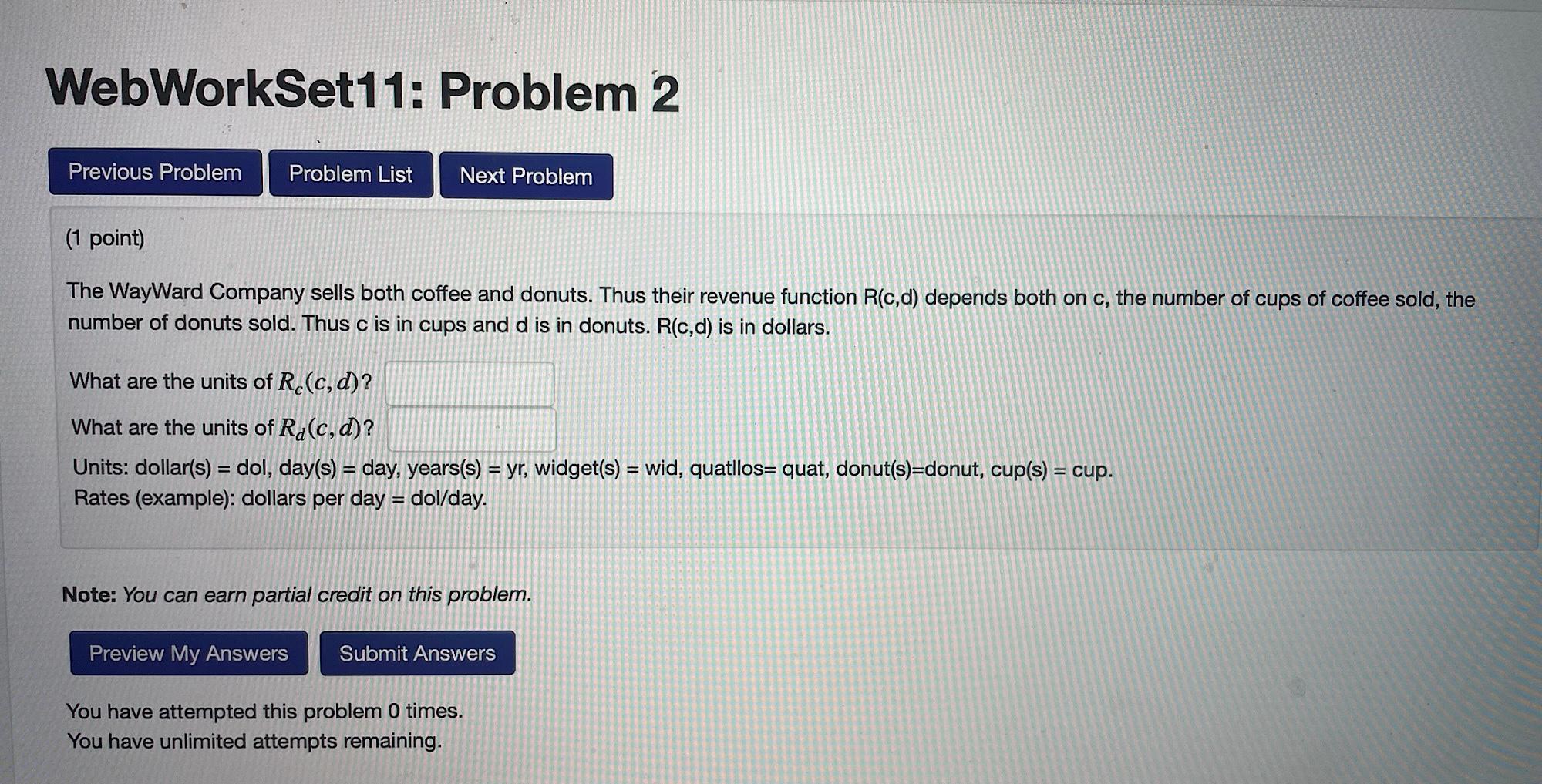 Solved WebWorkSet11: Problem 2 Previous Problem Problem List | Chegg.com