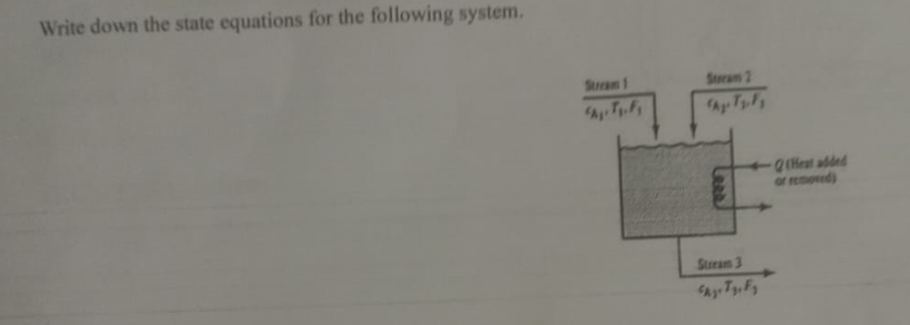 Solved Write down the state equations for the following | Chegg.com