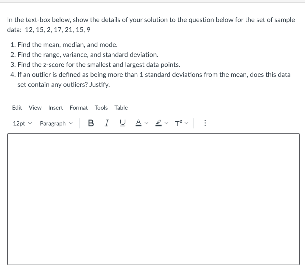 Solved In the text-box below, show the details of your | Chegg.com