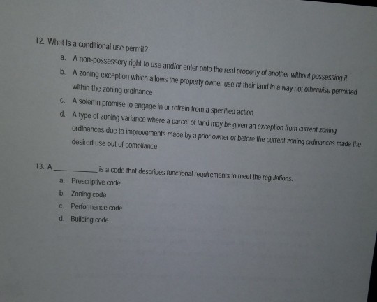 solved-12-what-is-a-conditional-use-permit-a-a-chegg