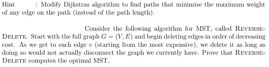 : Modify Dijkstras algorithm to find paths that | Chegg.com