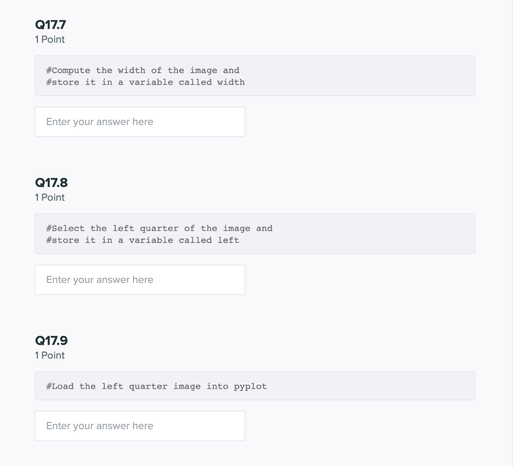 Solved Q17 Fill in The Python Program 10 Points Fill in the | Chegg.com