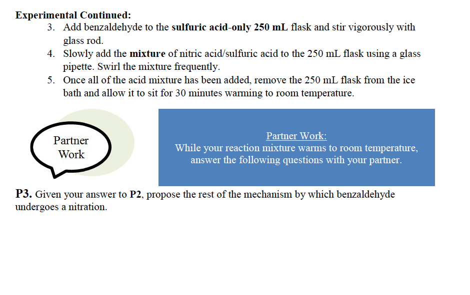 Solved The Reaction Scheme: Nitration of benzaldehyde The | Chegg.com