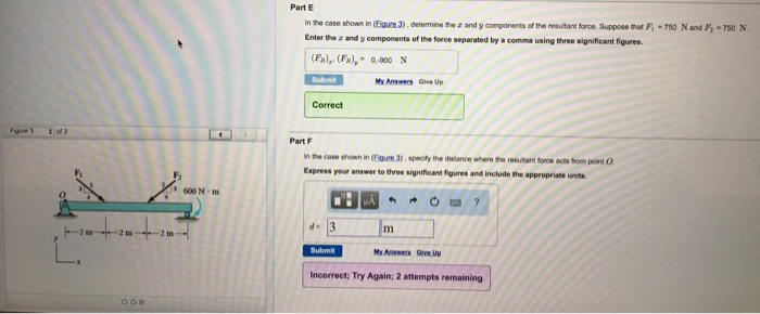 Solved In this case shown in, determine the x and y | Chegg.com