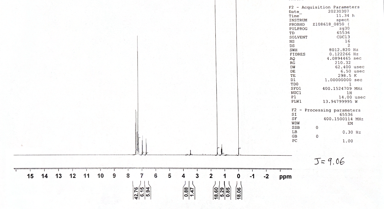 Using this NMR tell whether or not (E,E)1,4