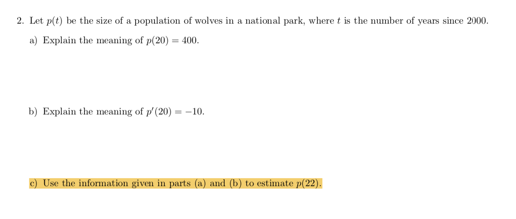 Solved c) Use the information given in parts (a) and (b) to | Chegg.com