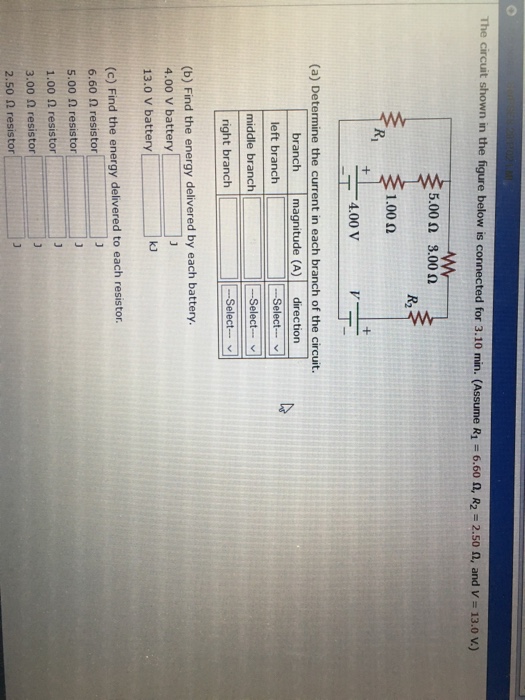 Solved The circuit shown in the figure below is connected | Chegg.com