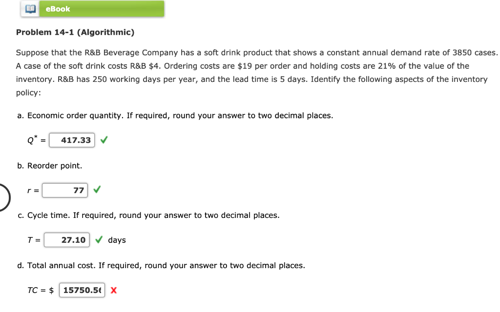 Solved eBook Problem 141 (Algorithmic) Suppose that the R&B