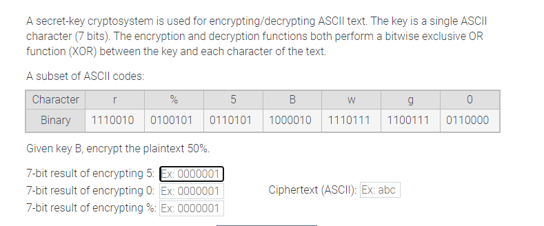Solved A secret-key cryptosystem is used for | Chegg.com