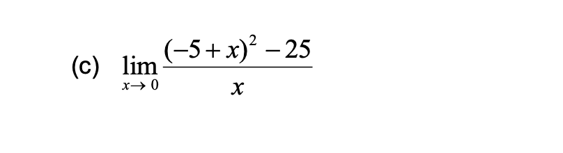 Solved Find The Following Limits. Show All Steps In Correct 