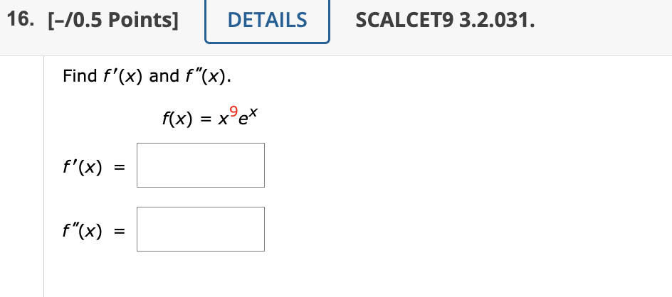 f^ prime (x) =