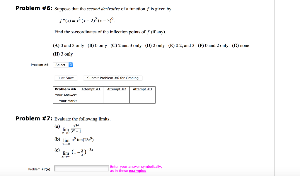 Solved Problem #6: Suppose that the second derivative of a | Chegg.com
