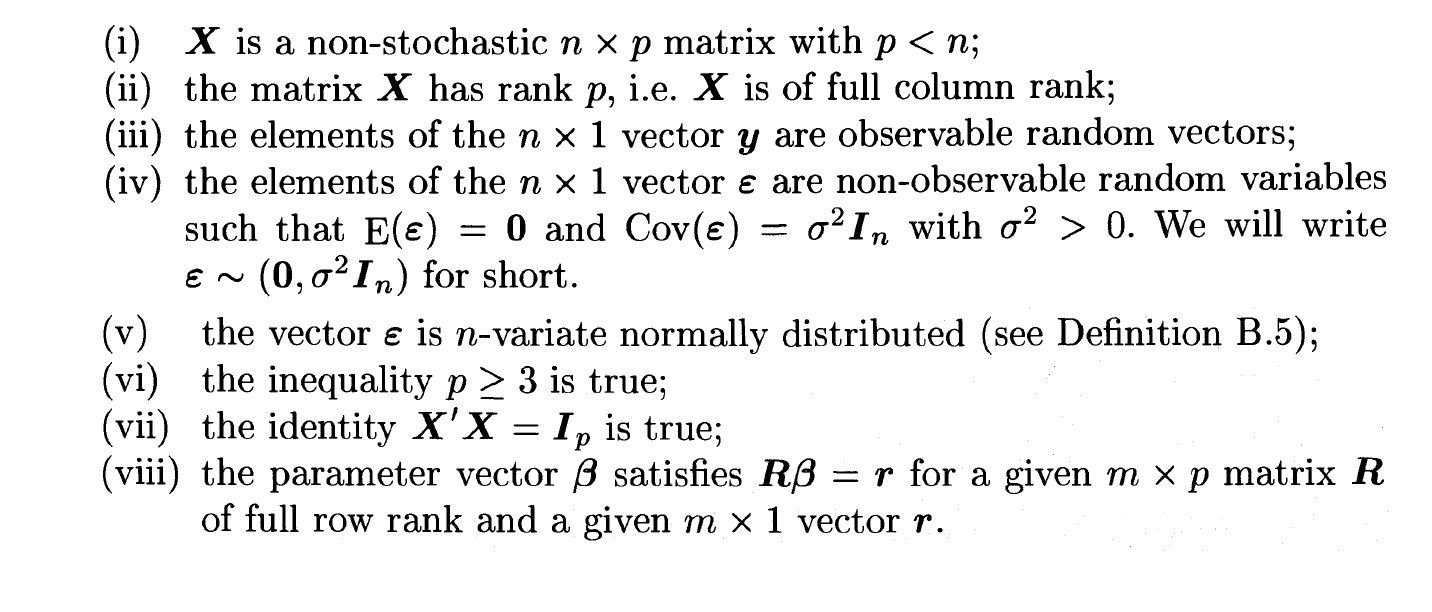 Solved 5 5 Consider The Linear Regression Model With Ass Chegg Com