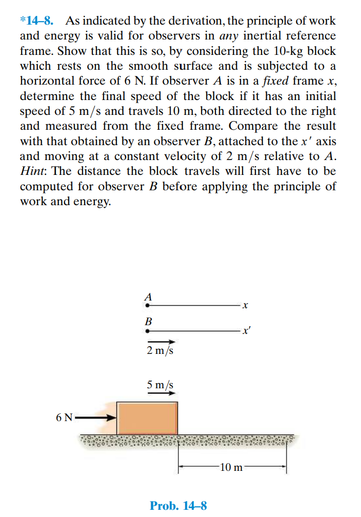 Solved *148. As indicated by the derivation, the principle