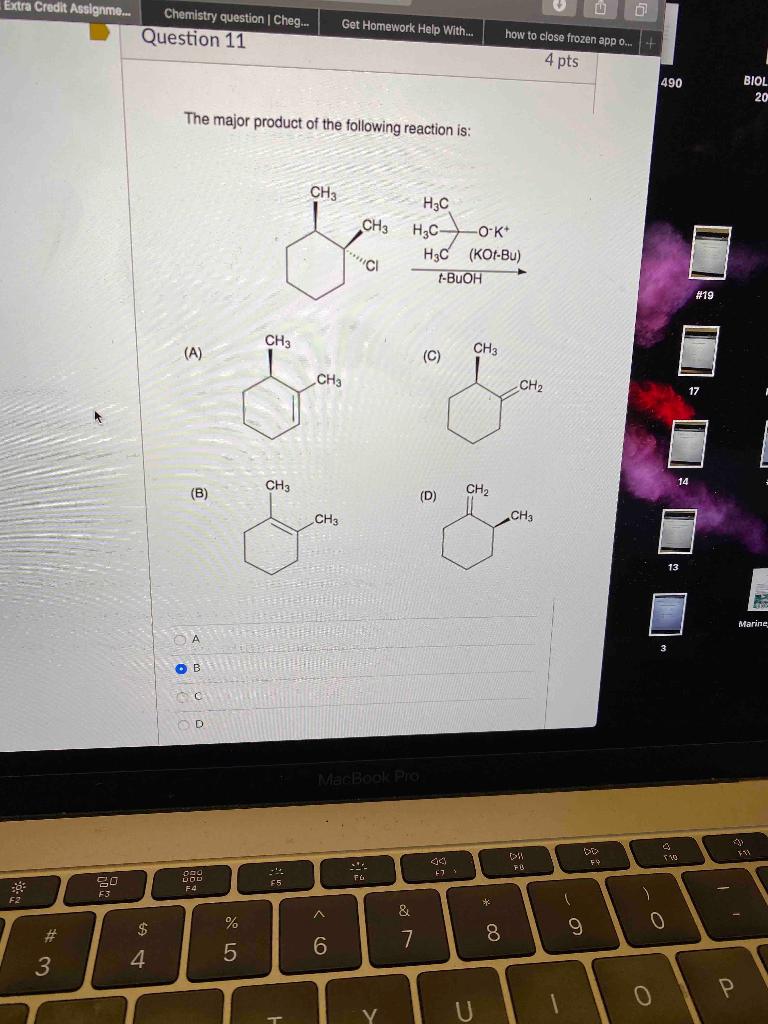 extra credit assignment chemistry