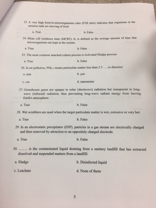 Solved Section A: Multiple Choice Questions (30 points) Only | Chegg.com