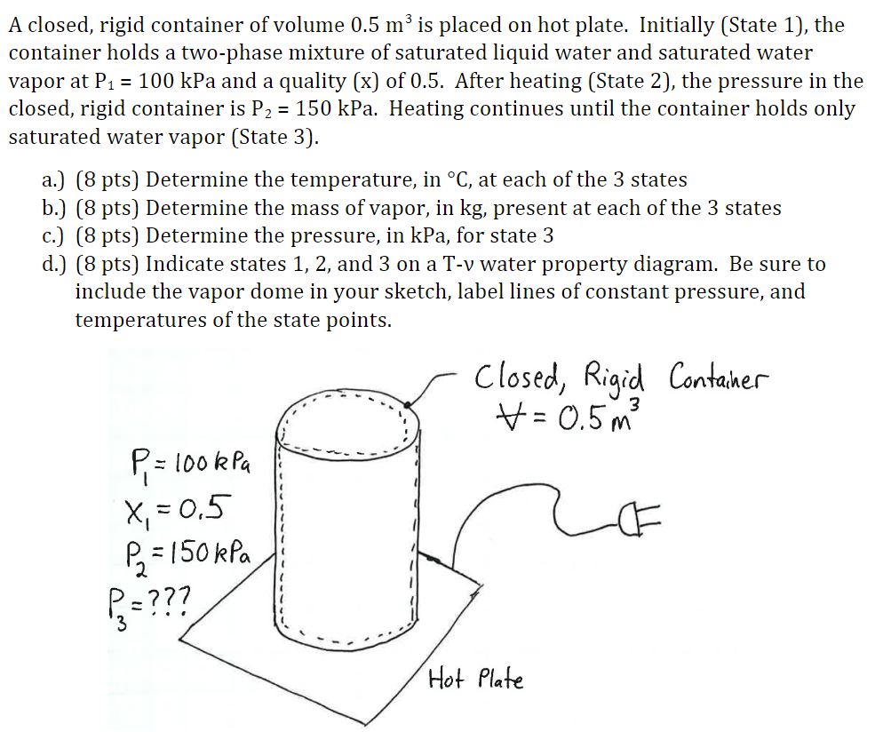 solved-a-closed-rigid-container-of-volume-0-5-m-is-placed-chegg