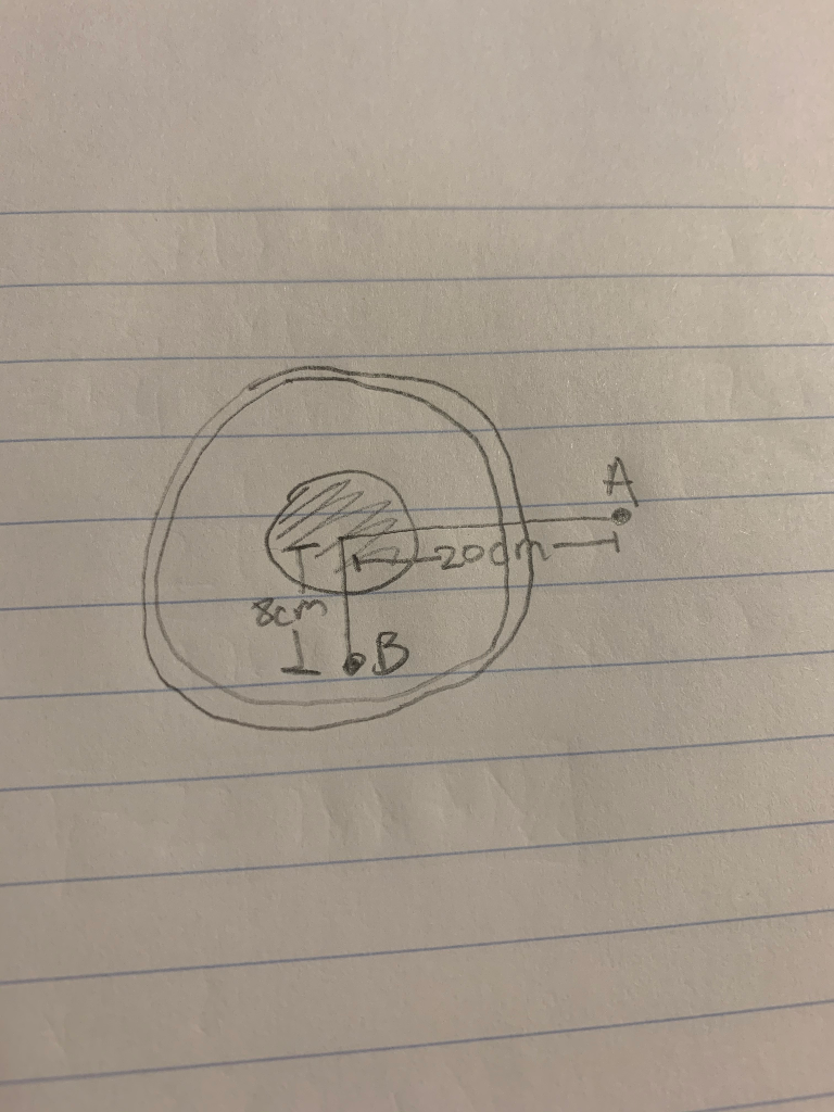 Solved An insulating solid ball (5 cm radius) is | Chegg.com