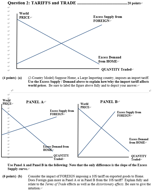 Solved Use Panel A and Panel B in the following: Note that | Chegg.com