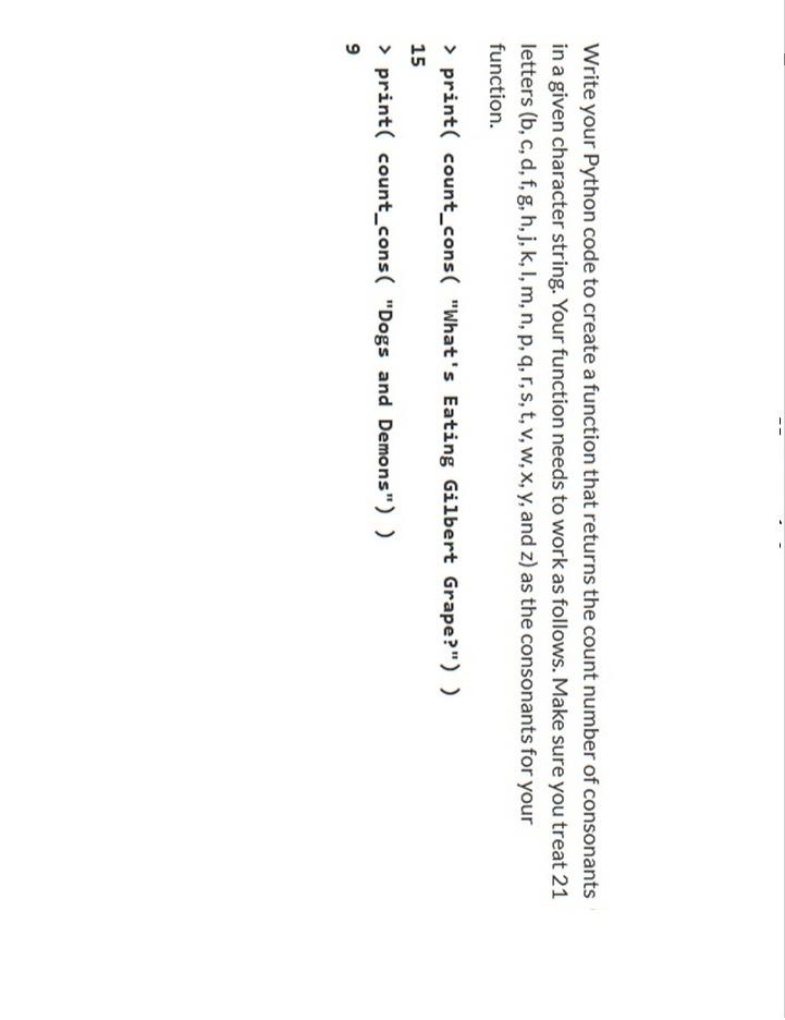 Solved Write your Python code to create a function that | Chegg.com