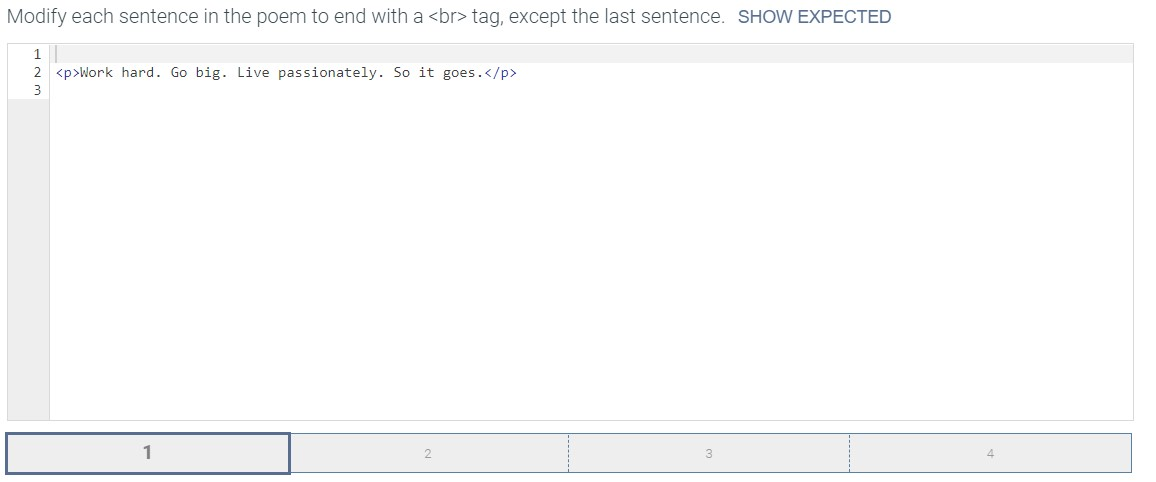 Solved Modify Each Sentence In The Poem To End With A Chegg Com