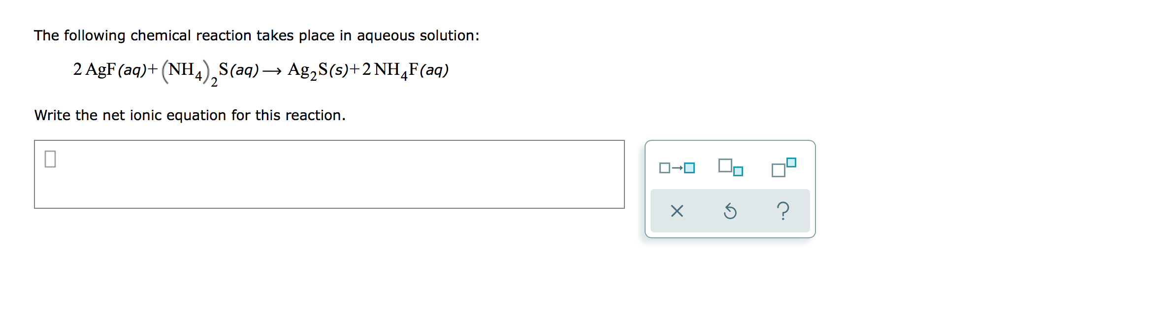 Solved The following chemical reaction takes place in | Chegg.com