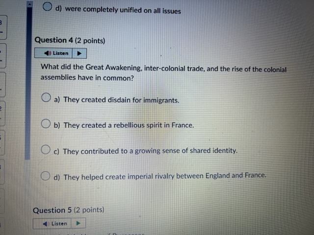 Solved Question 3 ( 2 Points) Puritans Of The Seventeenth | Chegg.com