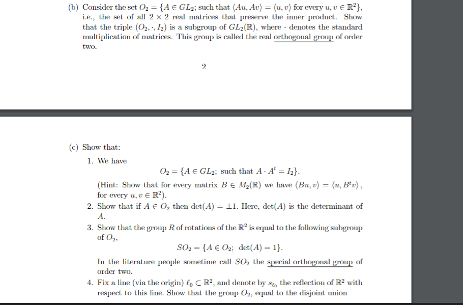 Solved Please Answer B And C Of The Second Picture The O Chegg Com