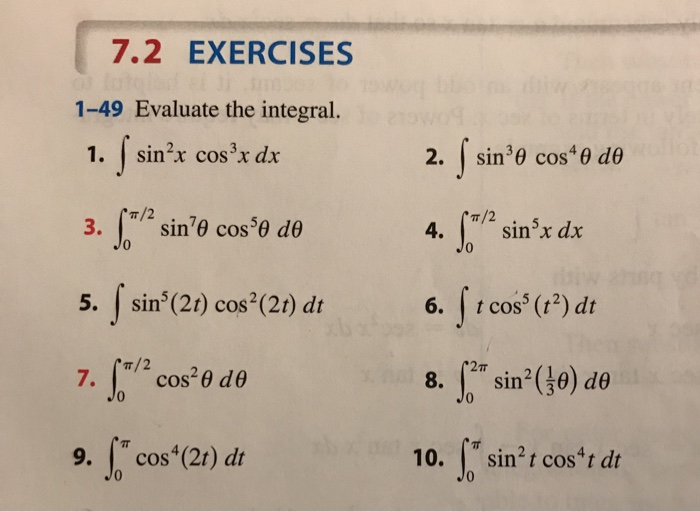Int cos. Интеграл sin2x. Интеграл sin^2. Интегралы x * sin x^2. Интеграл от sin^2 2x.