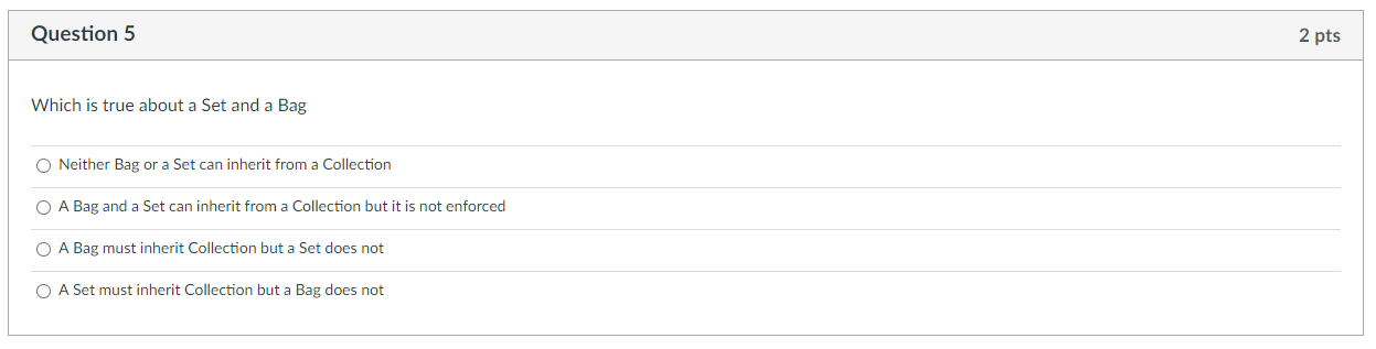 Solved Question 1 2 pts After the following code is | Chegg.com