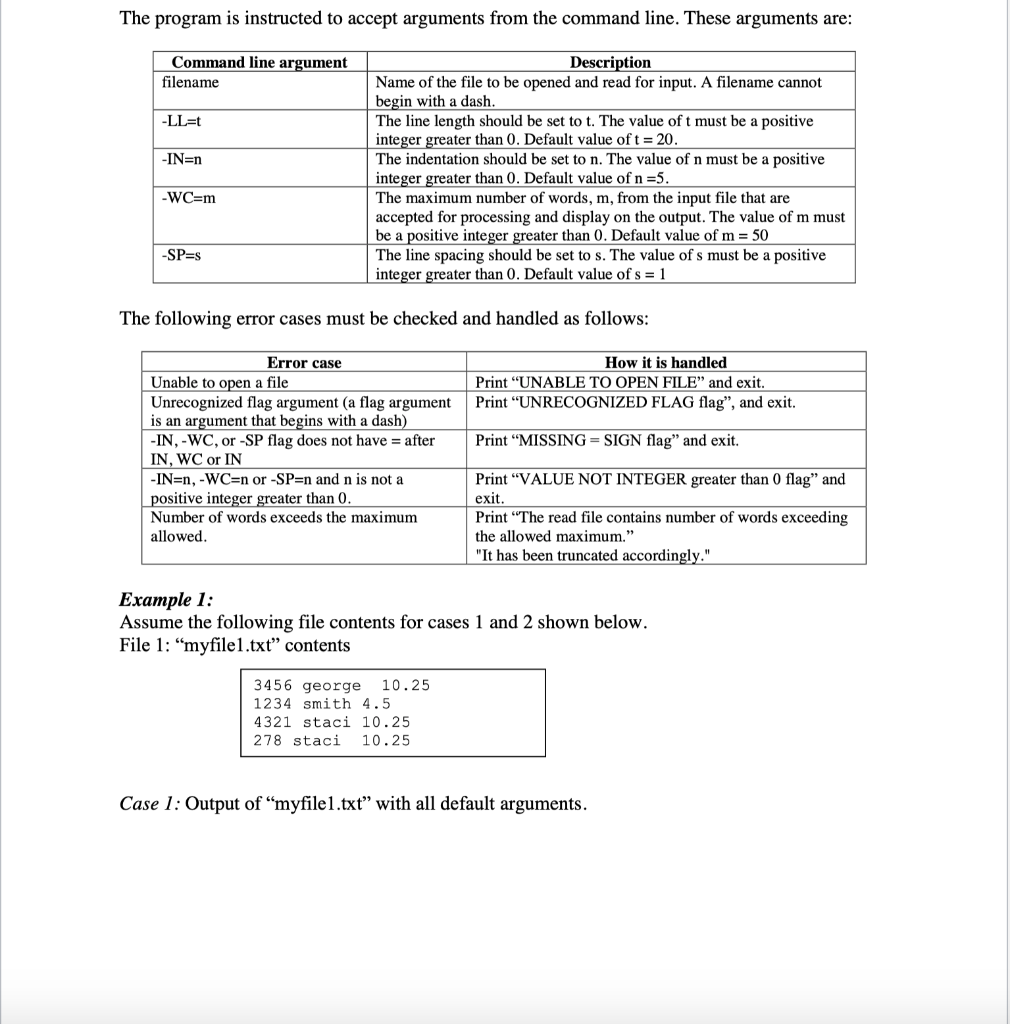 Solved In this programming assignment, you need to write a | Chegg.com
