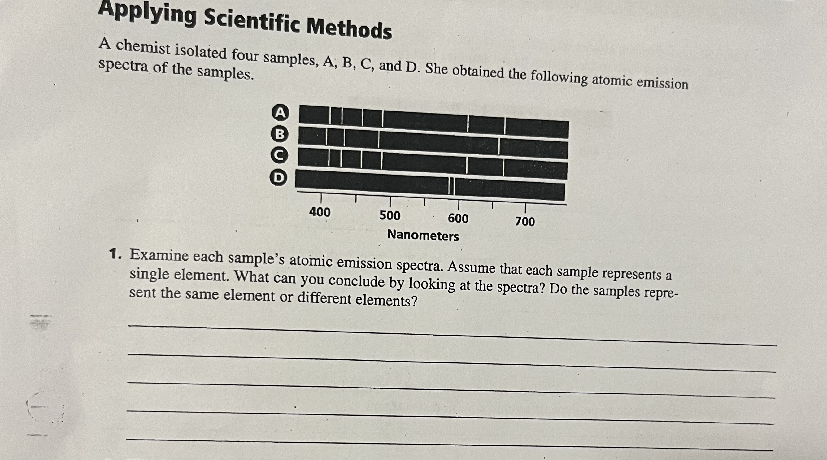 solved-applying-scientific-methods-a-chemist-isolated-four-chegg