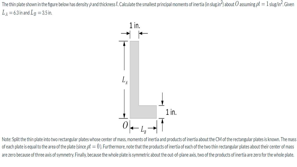 Solved The thin plate shown in the figure below has density | Chegg.com