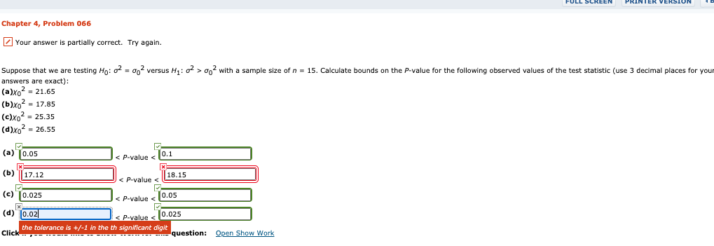 Solved VERSION Chapter 4, Problem 066 Your answer is | Chegg.com