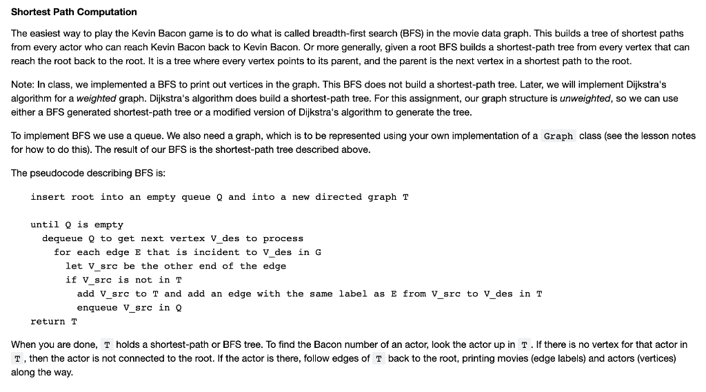 Program Details In this problem you will write a