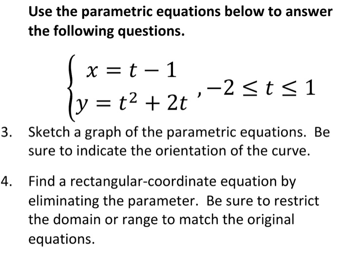 Parametric Equations Worksheet Tes: Mastering the Art of Motion