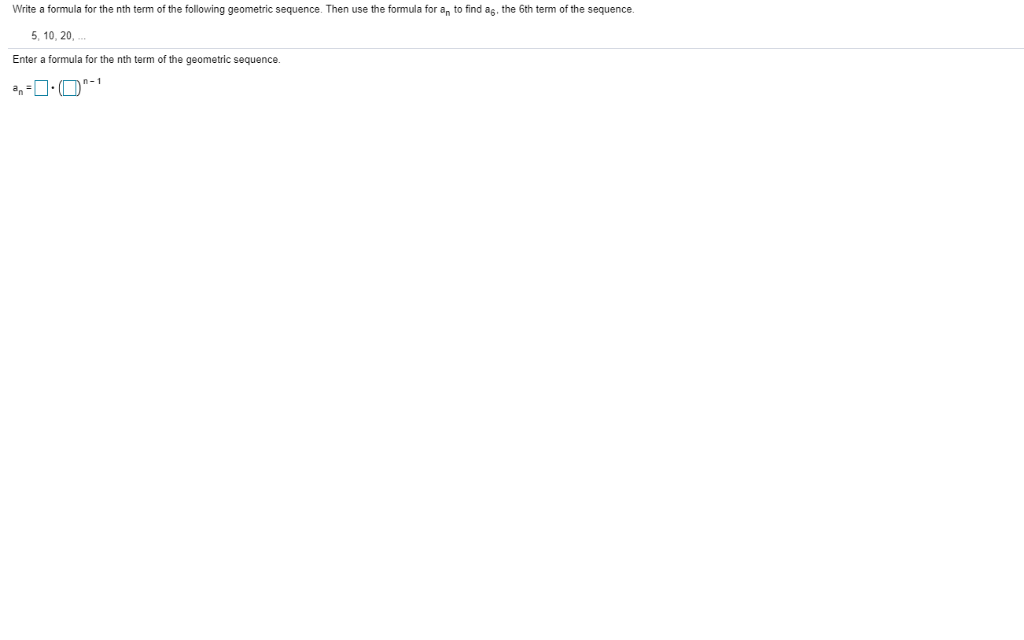 Solved Write a formula for the nth term of the following | Chegg.com
