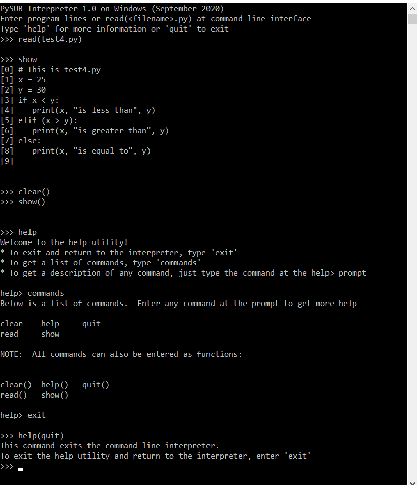 Develop an interpreter written in C++ Following will | Chegg.com