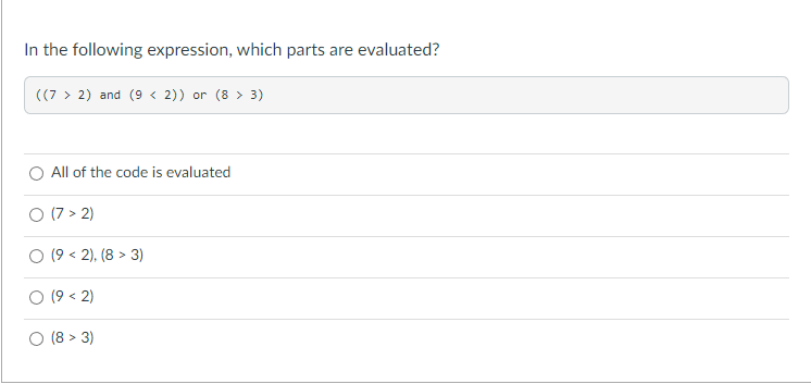 Solved In the following expression, which parts are | Chegg.com