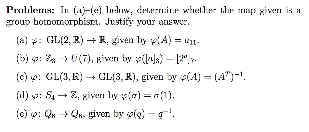 Solved Problems In A E Below Determine Whether The Map Chegg Solved Problems In A E Below Determine Whether The Map Chegg