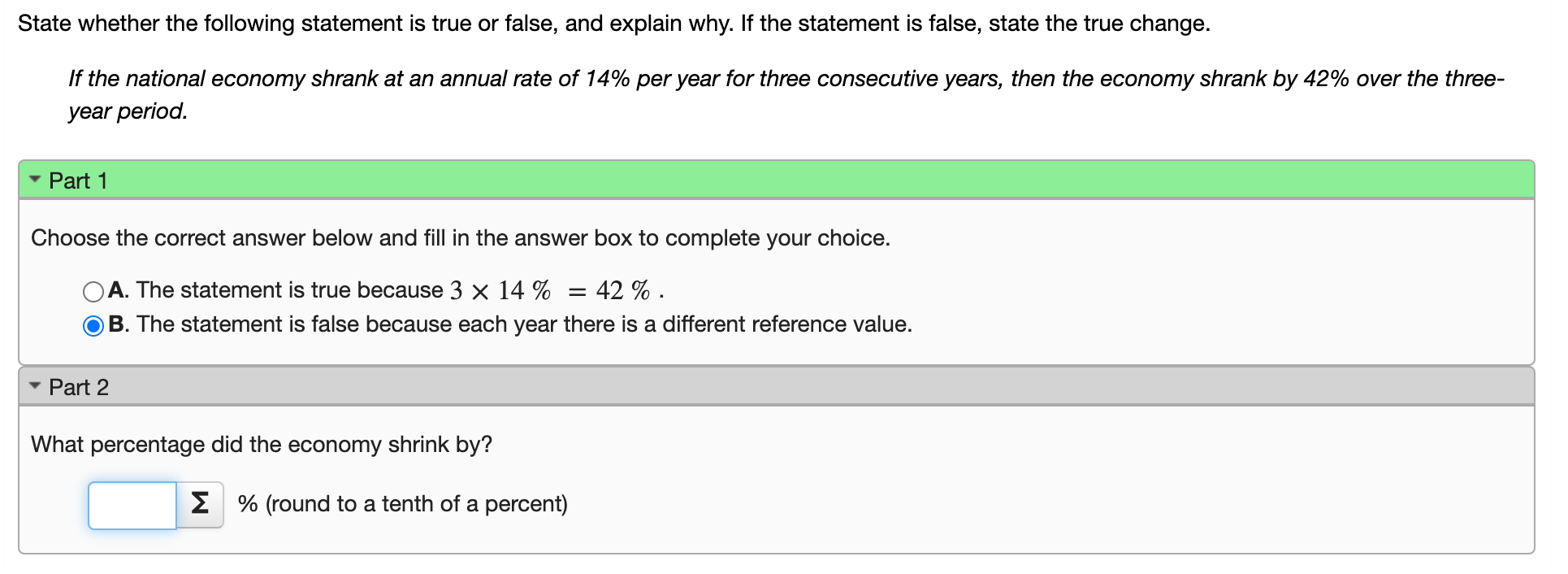 Solved State whether the following statement is true or | Chegg.com