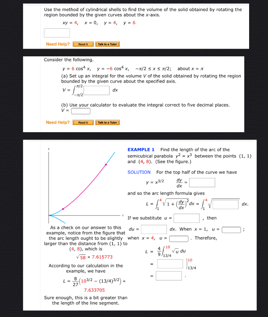 Cylindrical Shells Practice Problems Solved Use the method of cylindrical shells to find the | Chegg.com