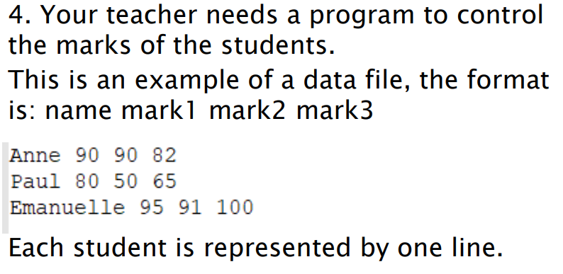 Solved To do in Java: -The code should allow you create a | Chegg.com