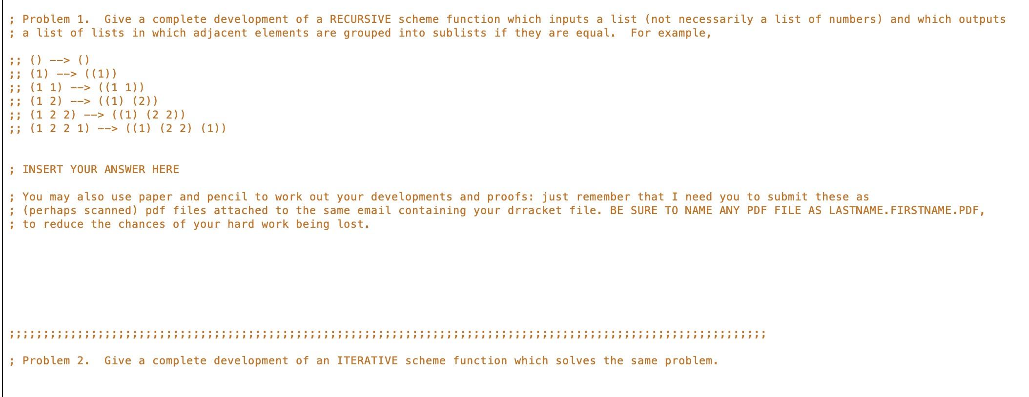Solved ; Problem 1. Give a complete development of a | Chegg.com